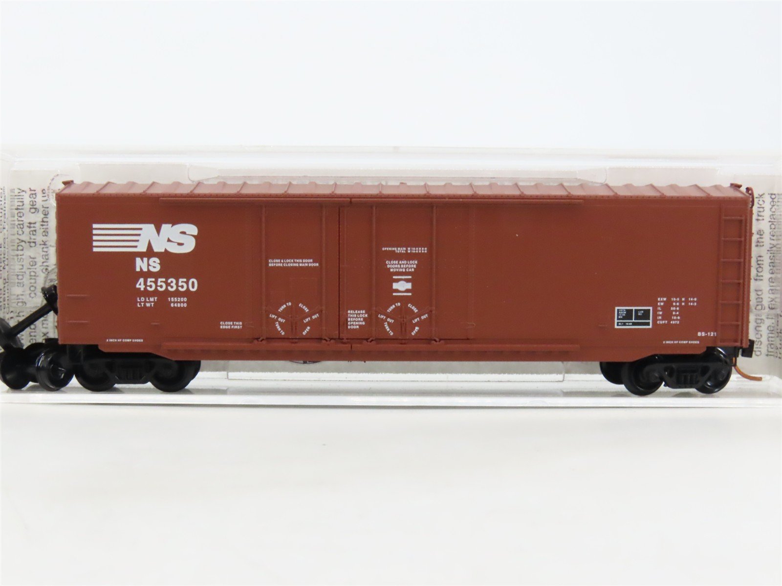 N Scale Micro-Trains MTL 75110 NS Norfolk Southern 50' Box Car #455350