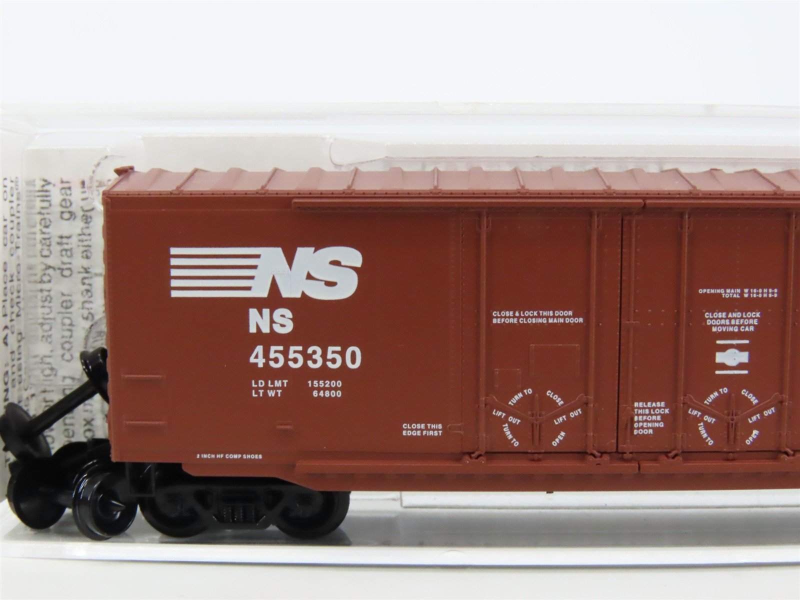 N Scale Micro-Trains MTL 75110 NS Norfolk Southern 50' Box Car #455350