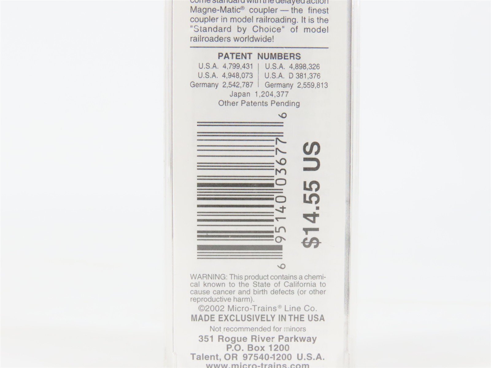 N Scale Micro-Trains MTL 75110 NS Norfolk Southern 50' Box Car #455350