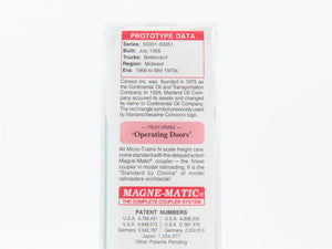N Scale Micro-Trains MTL 07800120 CONX Conoco 50' Auto Box Car #50004