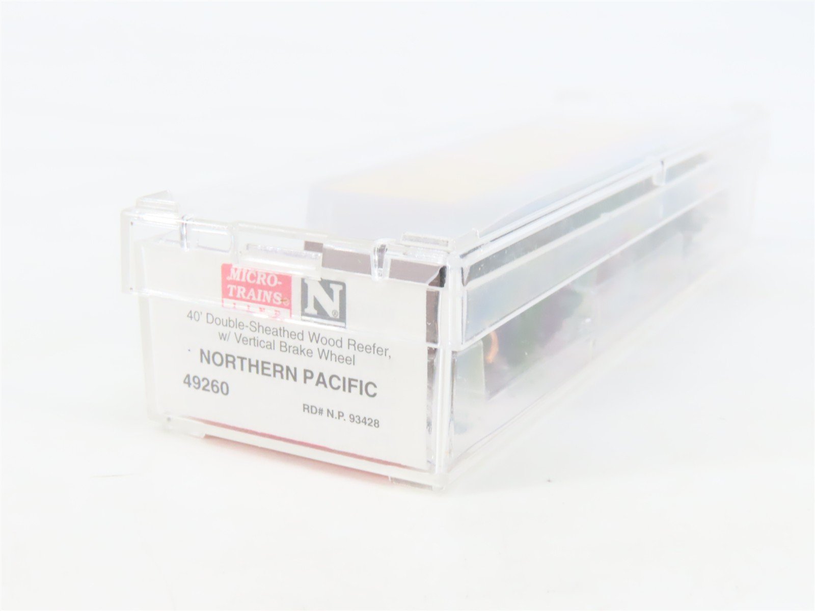 N Scale Micro-Trains MTL 49260 NP Northern Pacific 40' Wood Reefer #93428