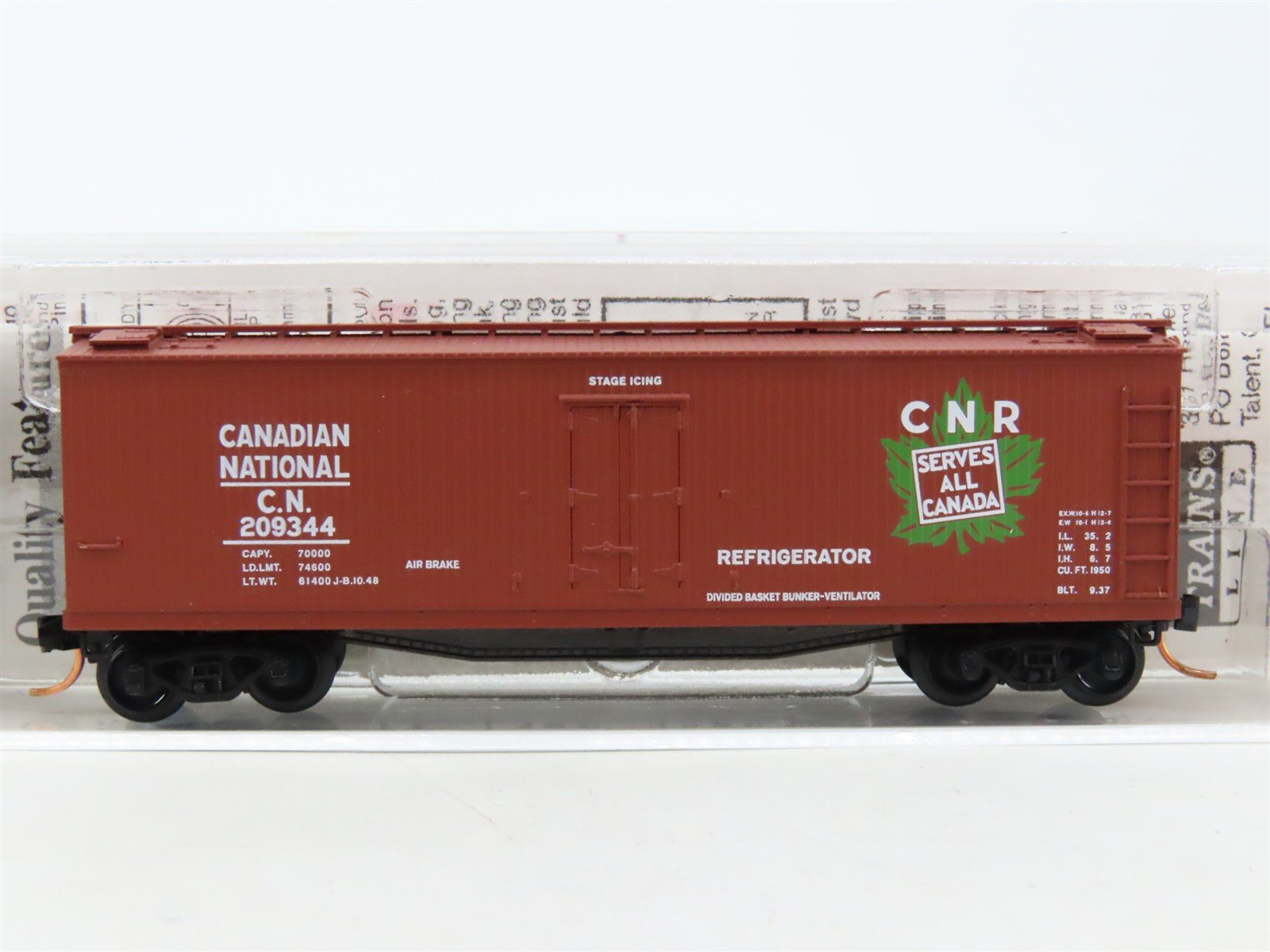 N Micro-Trains MTL 47200 CN Canadian National 