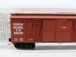 N Scale Micro-Trains MTL 40010 CN Canadian National 40' Auto Box Car #582593
