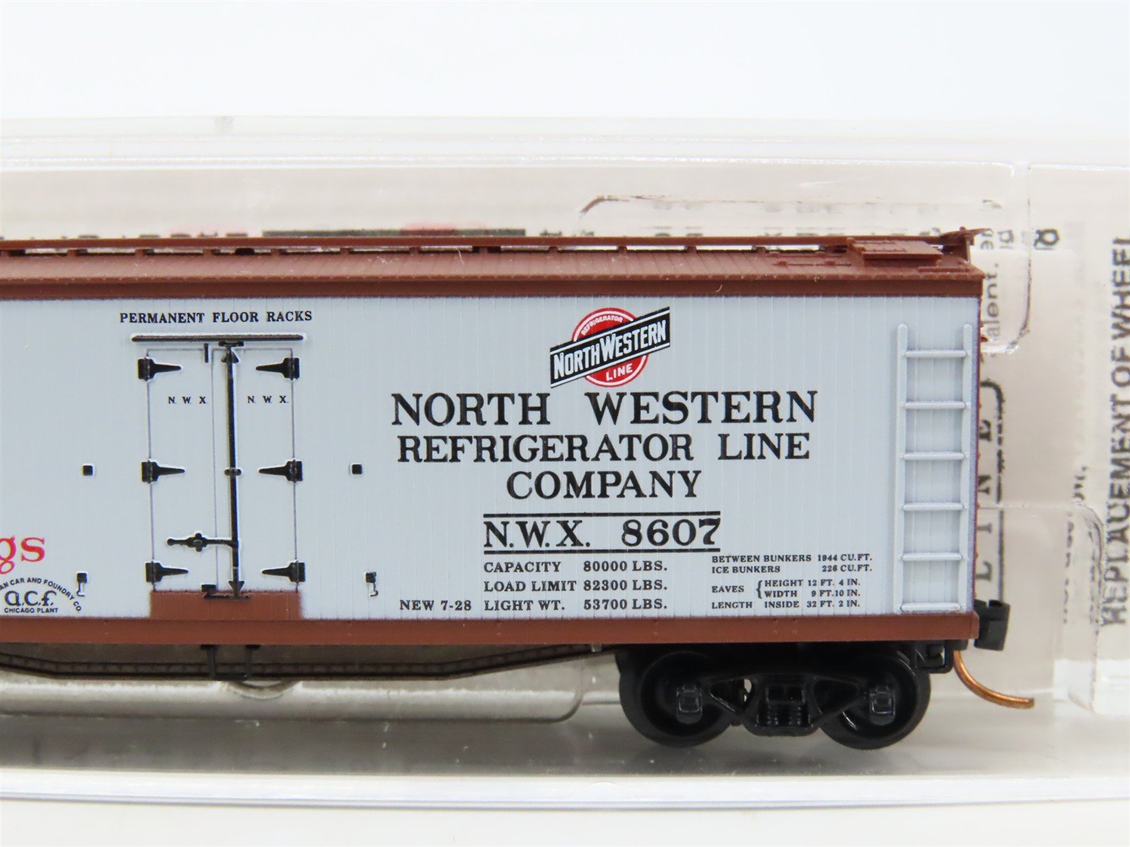 N Scale Micro-Trains MTL 49520 NWX Priebe Poultry & Eggs 40' Wood Reefer #8607