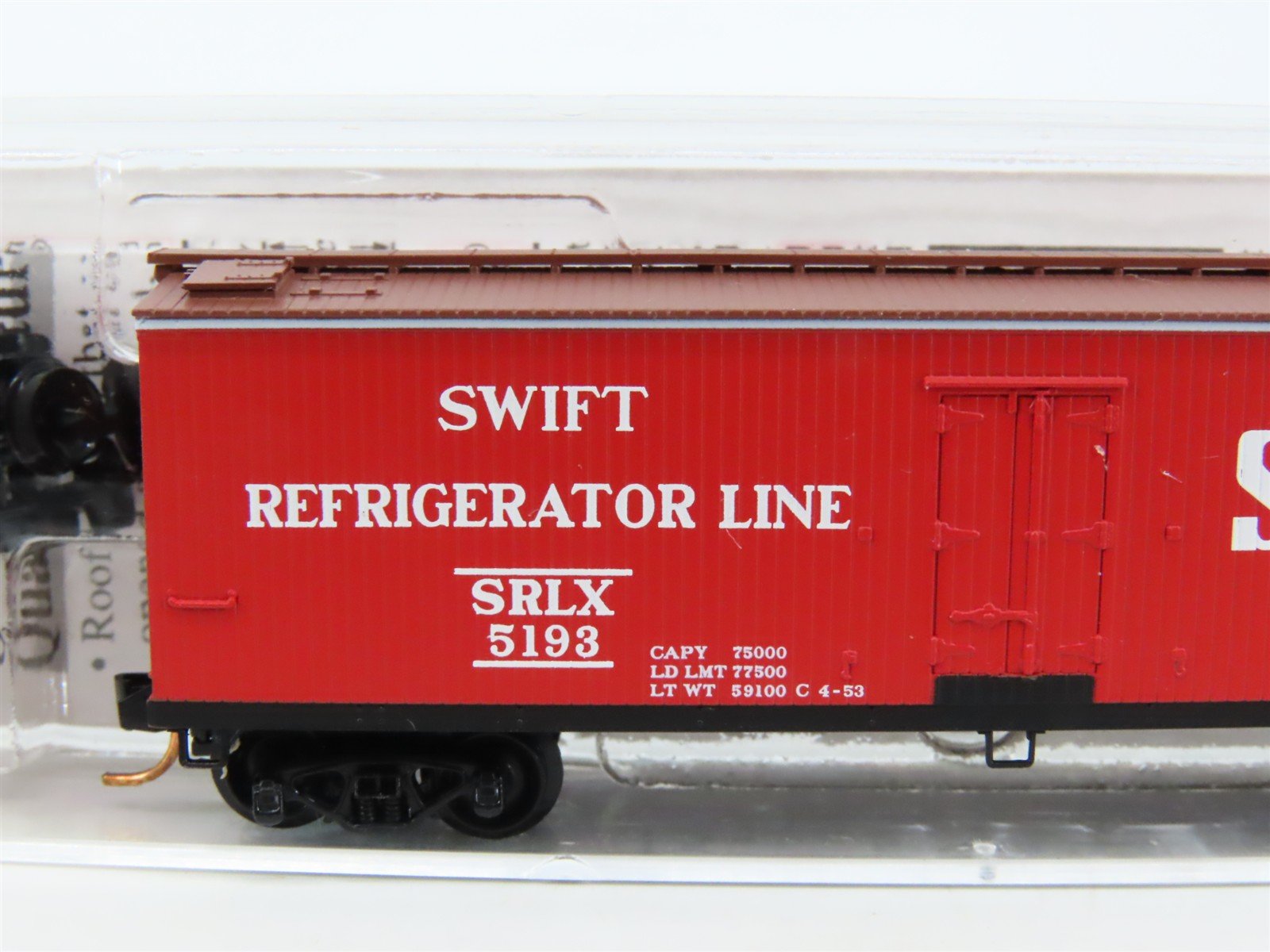 N Scale Micro-Trains MTL 49400 SRLX Swift Refrigerator Line 40' Reefer #5193