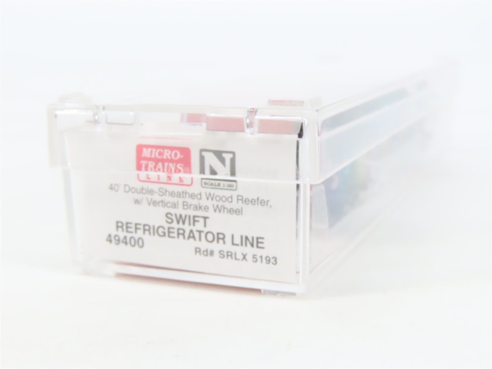 N Scale Micro-Trains MTL 49400 SRLX Swift Refrigerator Line 40' Reefer #5193