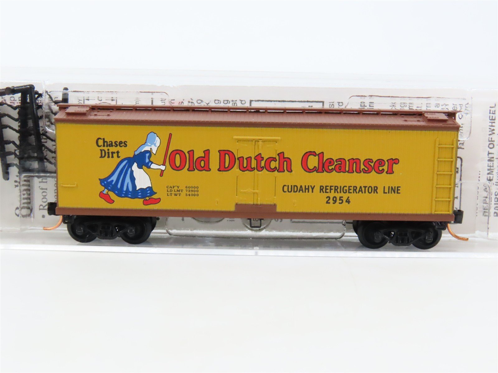 N Scale Micro-Trains MTL 49010 CRLX Cudahy Old Dutch Cleanser 40' Reefer #2954
