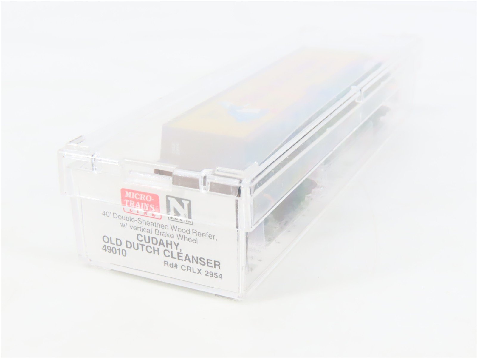N Scale Micro-Trains MTL 49010 CRLX Cudahy Old Dutch Cleanser 40' Reefer #2954