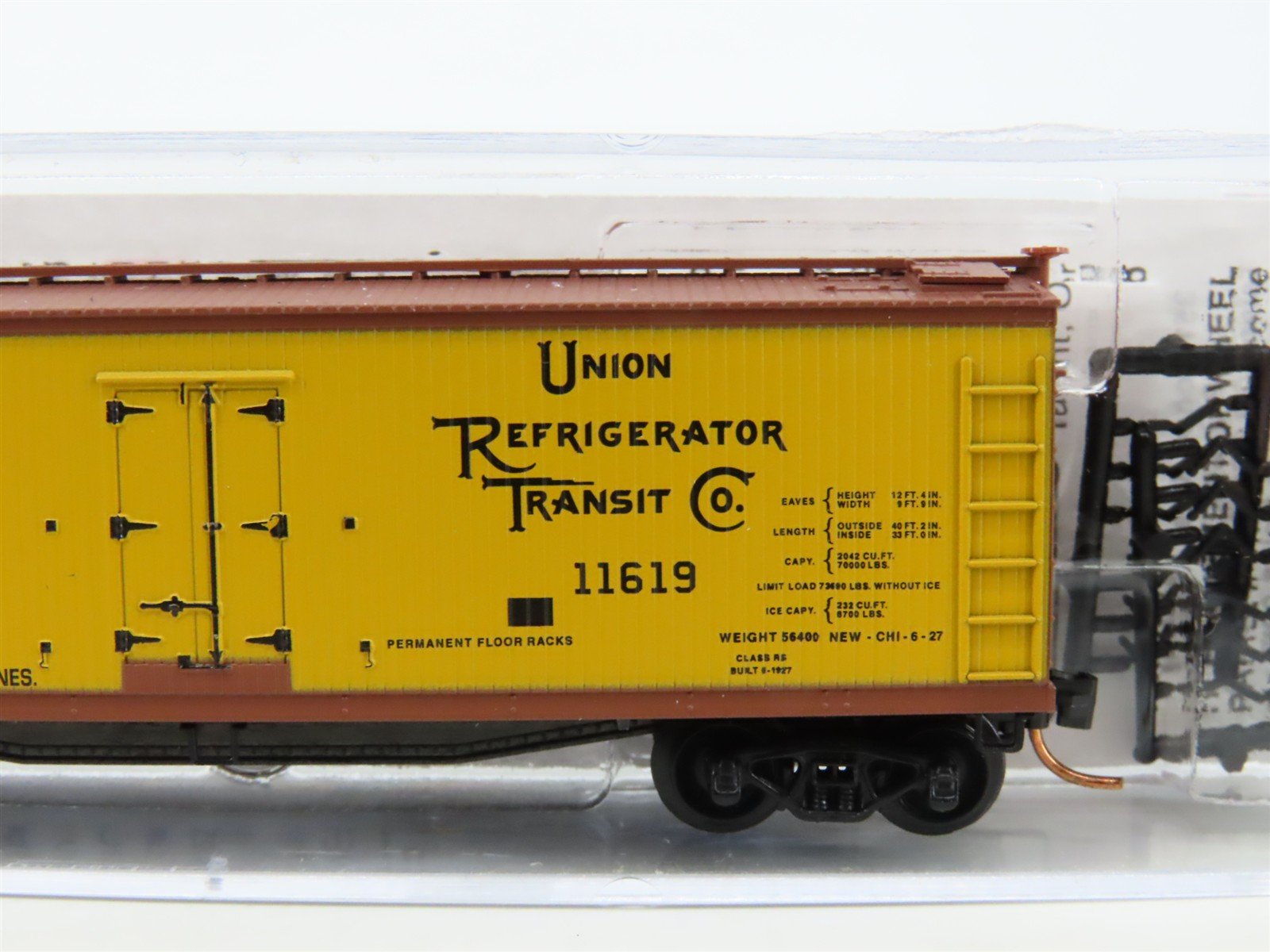 N Scale Micro-Trains MTL 04900540 URTCo. Harding's Butter 40' Wood Reefer #11619