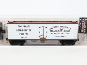 N Scale Micro-Trains MTL 04900090 CREX Cincinnati Abattoir Co. 40' Reefer #212