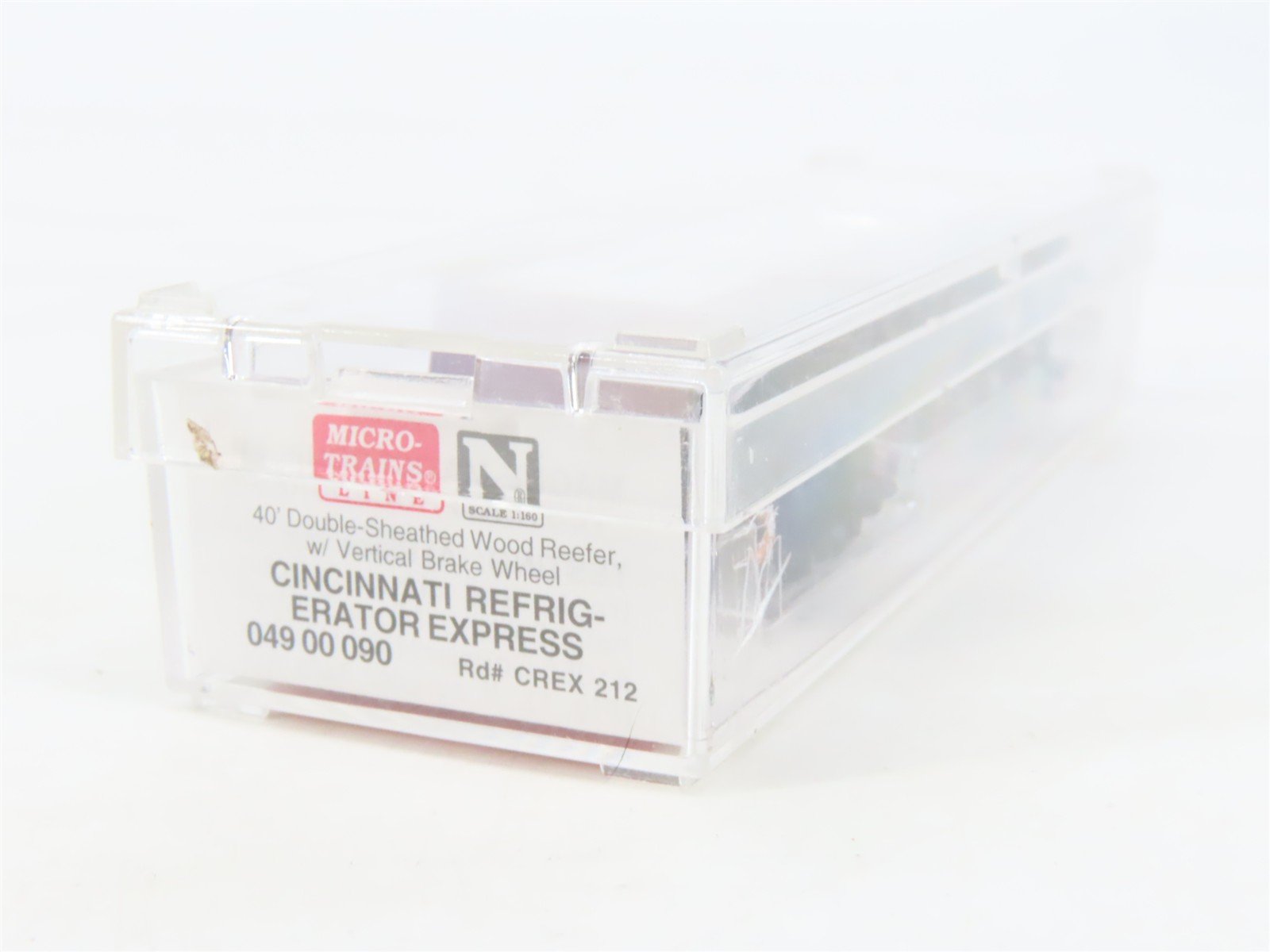 N Scale Micro-Trains MTL 04900090 CREX Cincinnati Abattoir Co. 40' Reefer #212