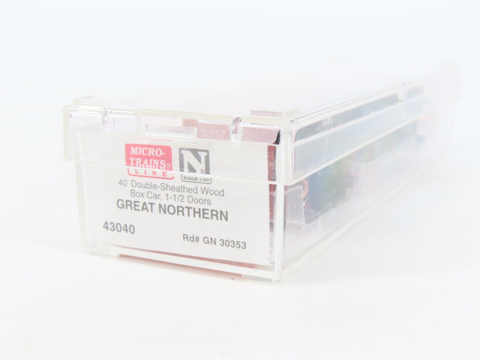 N Scale Micro-Trains MTL 43040 GN Great Northern 40' Wood Box Car #30353