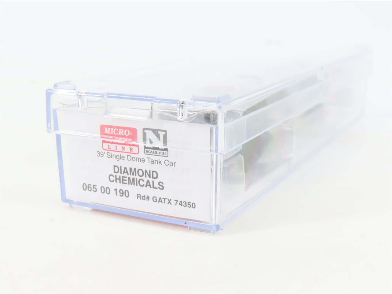 N Micro-Trains MTL 06500190 GATX Diamond Chemicals Single Dome Tank Car #74350