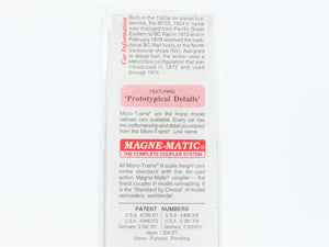 N Scale Micro-Trains MTL 65530 BCOL British Columbia Single Dome Tank Car #1924