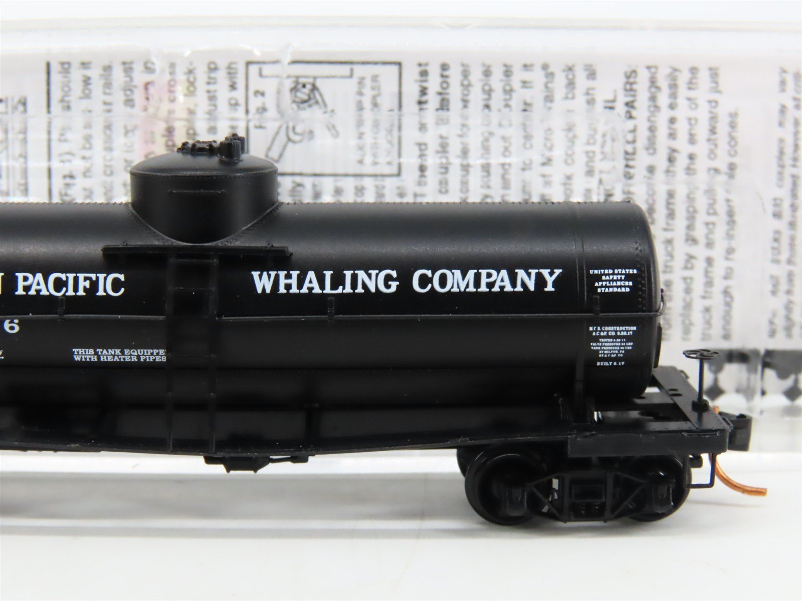 N Micro-Trains MTL 06500700 APWX American Pacific Whaling Single Dome Tank Car