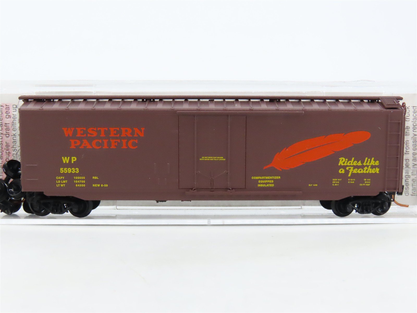 N Scale Micro-Trains MTL 32180 WP Western Pacific 