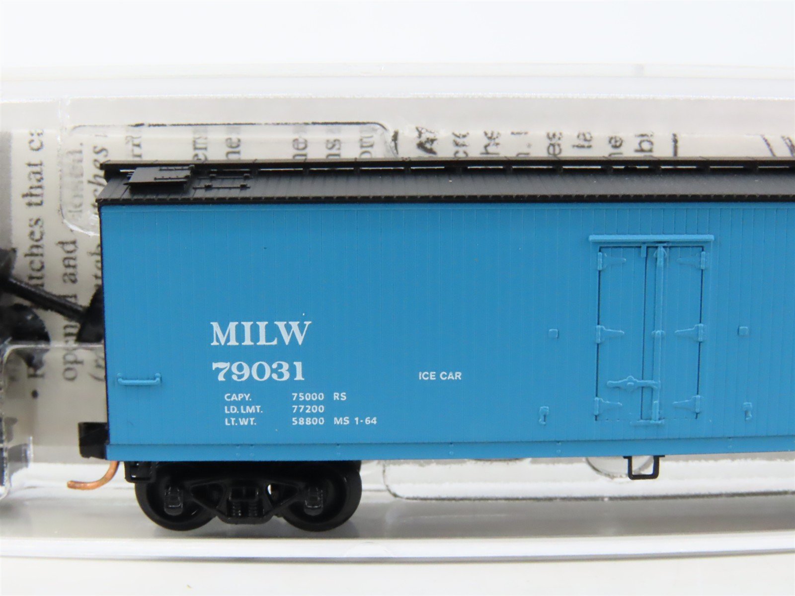 N Scale Micro-Trains MTL 47360 MILW Milwaukee Road 40' Wood Reefer #79031