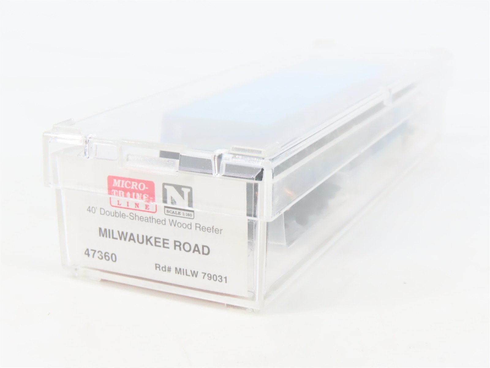 N Scale Micro-Trains MTL 47360 MILW Milwaukee Road 40' Wood Reefer #79031