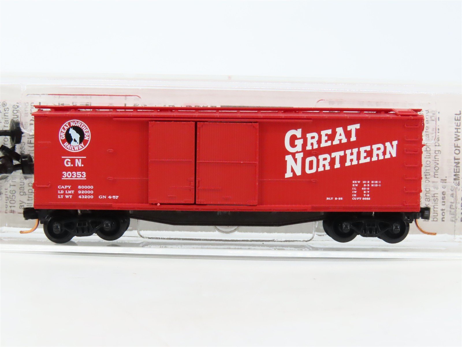 N Scale Micro-Trains MTL 43040 GN Great Northern 40' Wood Box Car #30353