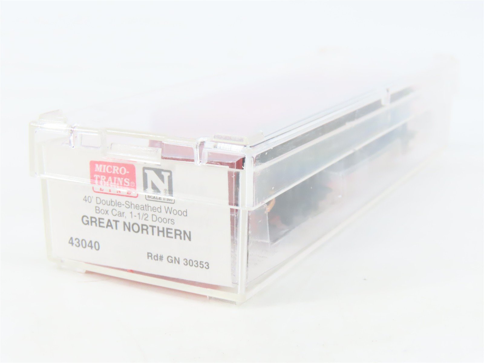 N Scale Micro-Trains MTL 43040 GN Great Northern 40' Wood Box Car #30353
