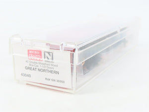 N Scale Micro-Trains MTL 43040 GN Great Northern 40' Wood Box Car #30353
