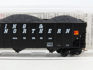 N Micro-Trains MTL 108090 RBMN Reading & Northern 3-Bay Hopper #7410 w/ Load