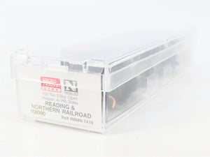 N Micro-Trains MTL 108090 RBMN Reading & Northern 3-Bay Hopper #7410 w/ Load