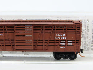 N Scale Micro-Trains MTL 35180 C&O Chesapeake & Ohio 40' Stock Car #95336