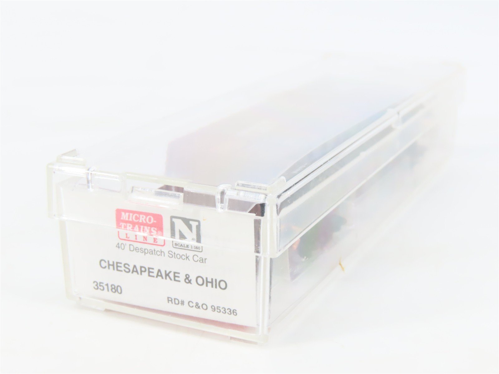 N Scale Micro-Trains MTL 35180 C&O Chesapeake & Ohio 40' Stock Car #95336