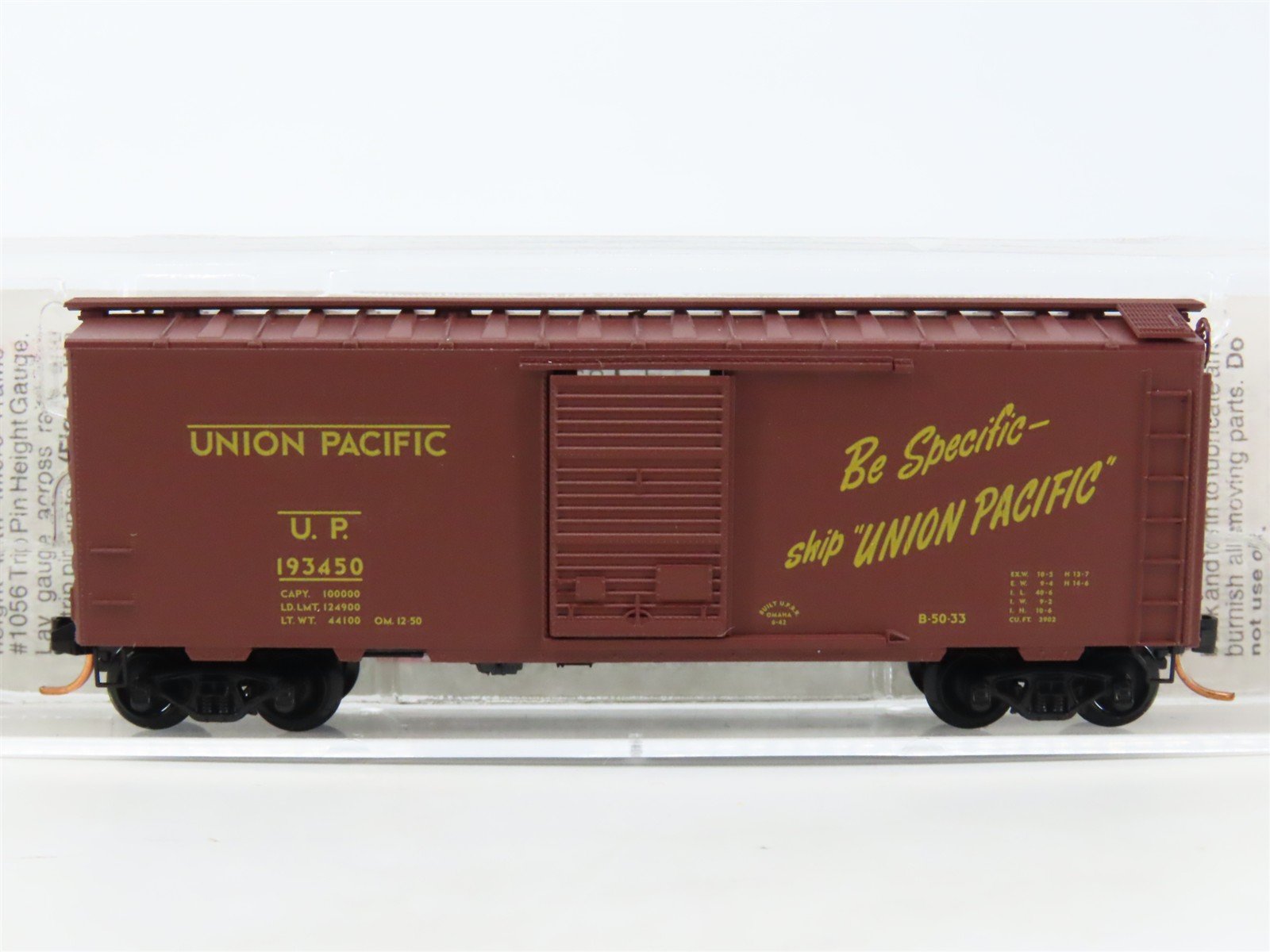 N Scale Micro-Trains MTL 20296 UP Union Pacific 