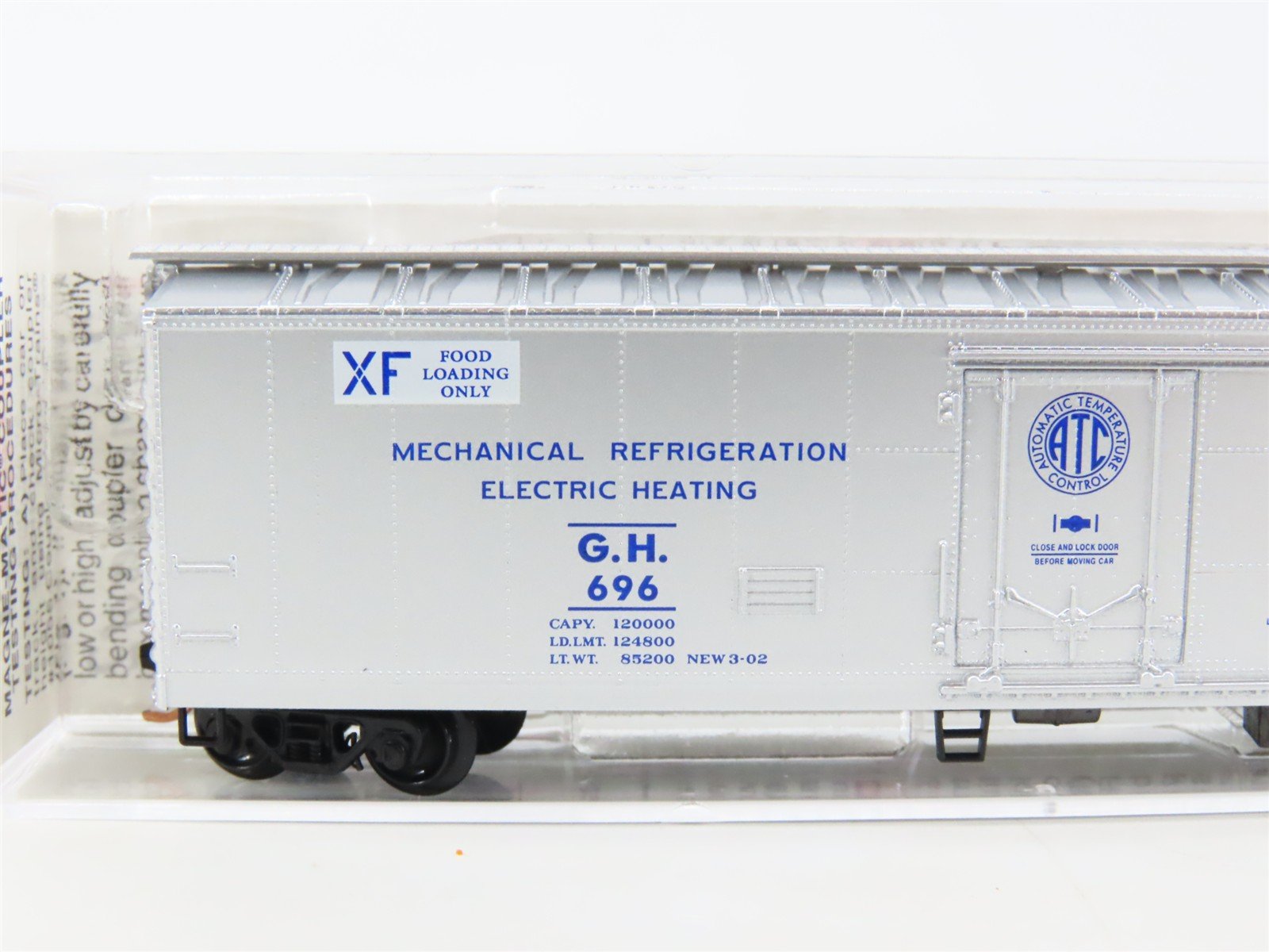 N Scale Micro-Trains MTL 69170 GH Klondike White Mint Mechanical Reefer #696