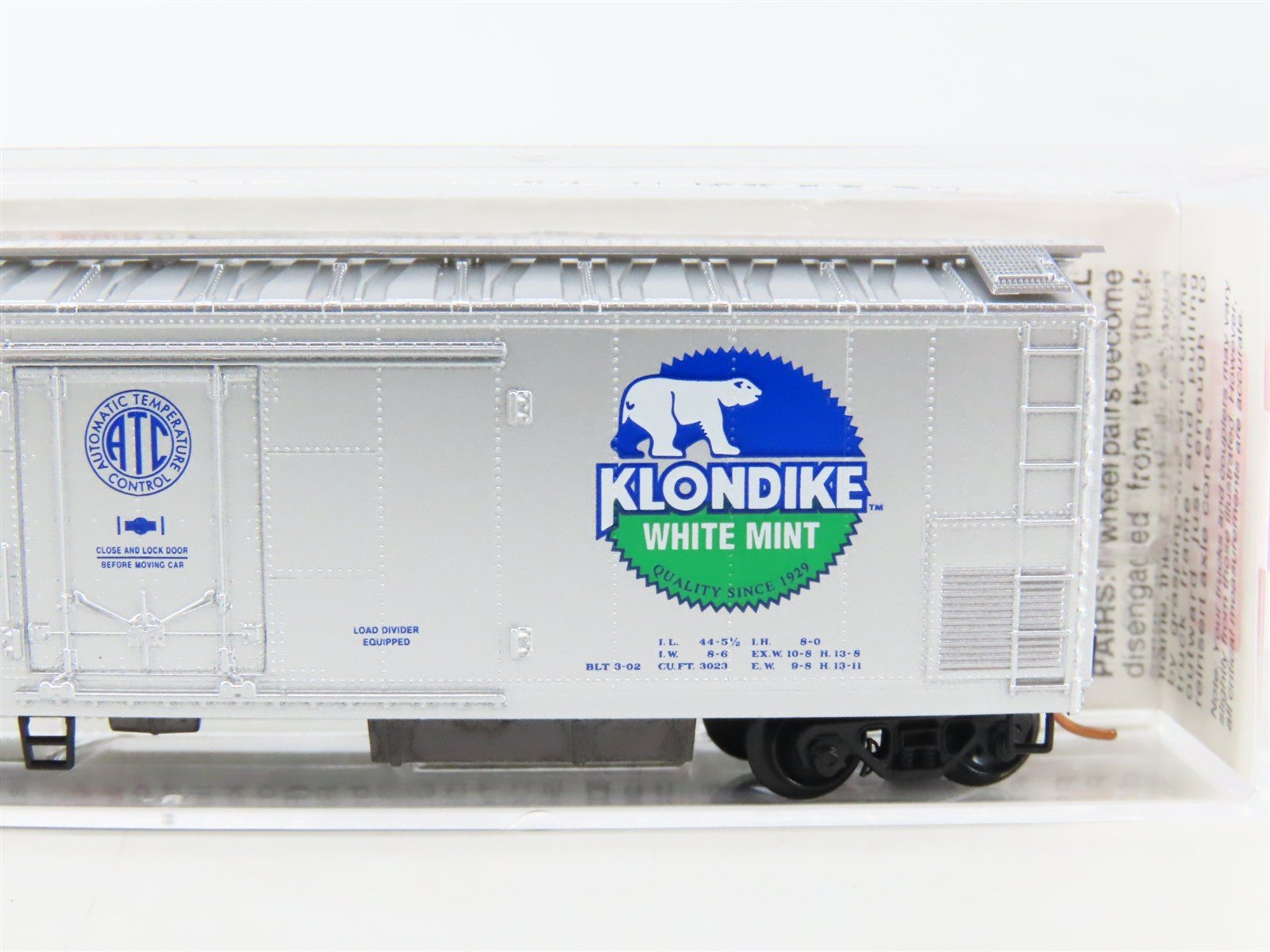 N Scale Micro-Trains MTL 69170 GH Klondike White Mint Mechanical Reefer #696