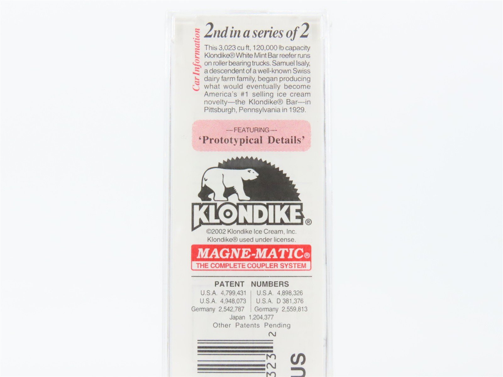 N Scale Micro-Trains MTL 69170 GH Klondike White Mint Mechanical Reefer #696