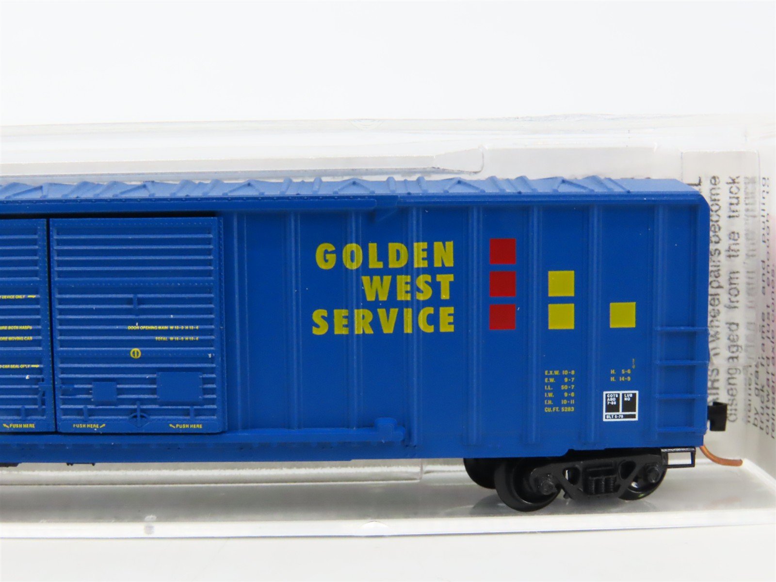 N Scale Micro-Trains MTL 30190 GVSR Golden West Service 50' Box Car #774154