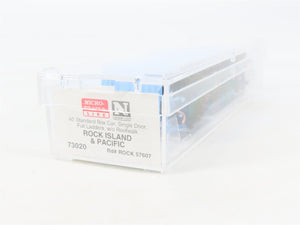 N Scale Micro-Trains MTL 73020 ROCK Rock Island & Pacific 40' Box Car #57607