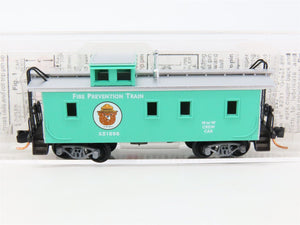 N Scale Micro-Trains MTL 51210 Smokey Bear 34' Wood MofW Caboose #X51898