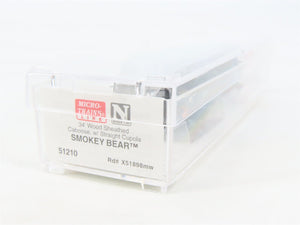 N Scale Micro-Trains MTL 51210 Smokey Bear 34' Wood MofW Caboose #X51898