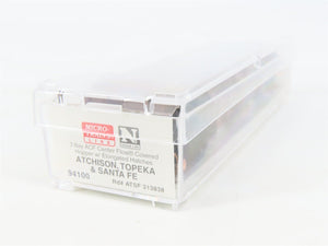N Scale Micro-Trains MTL 94100 ATSF Santa Fe 3-Bay Covered Hopper #313838