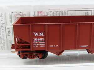 N Scale Micro-Trains MTL 56090 WM Western Maryland 2-Bay Open Hopper #10803