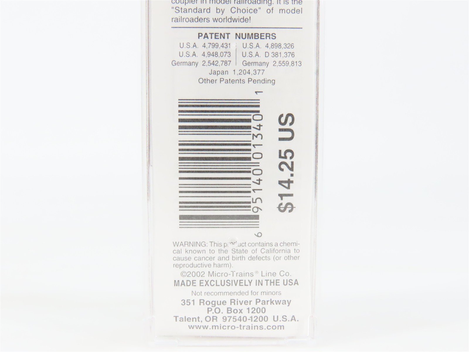 N Scale Micro-Trains MTL 56090 WM Western Maryland 2-Bay Open Hopper #10803