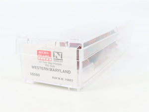N Scale Micro-Trains MTL 56090 WM Western Maryland 2-Bay Open Hopper #10803