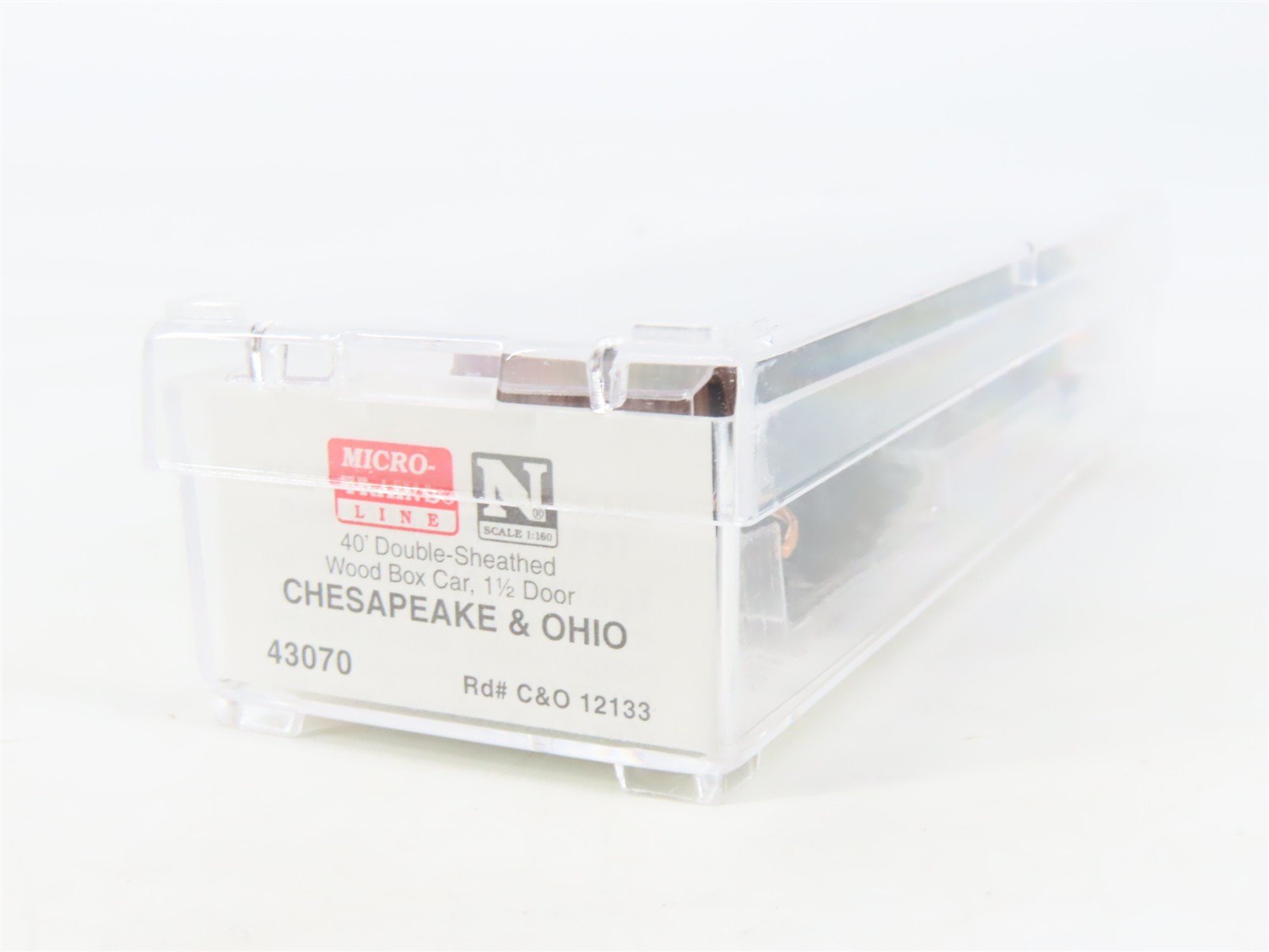 N Scale Micro-Trains MTL 43070 C&O Chesapeake & Ohio 40' Auto Box Car #12133