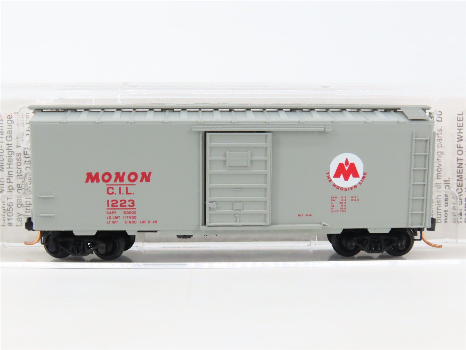 N Scale Micro-Trains MTL 20576 CIL MONON 