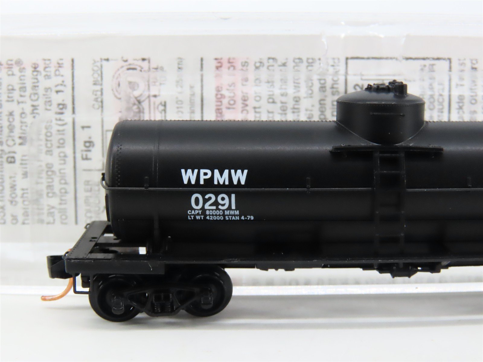 N Scale Micro-Trains MTL 65550 WPMW Western Pacific Single Dome Tank Car #0291