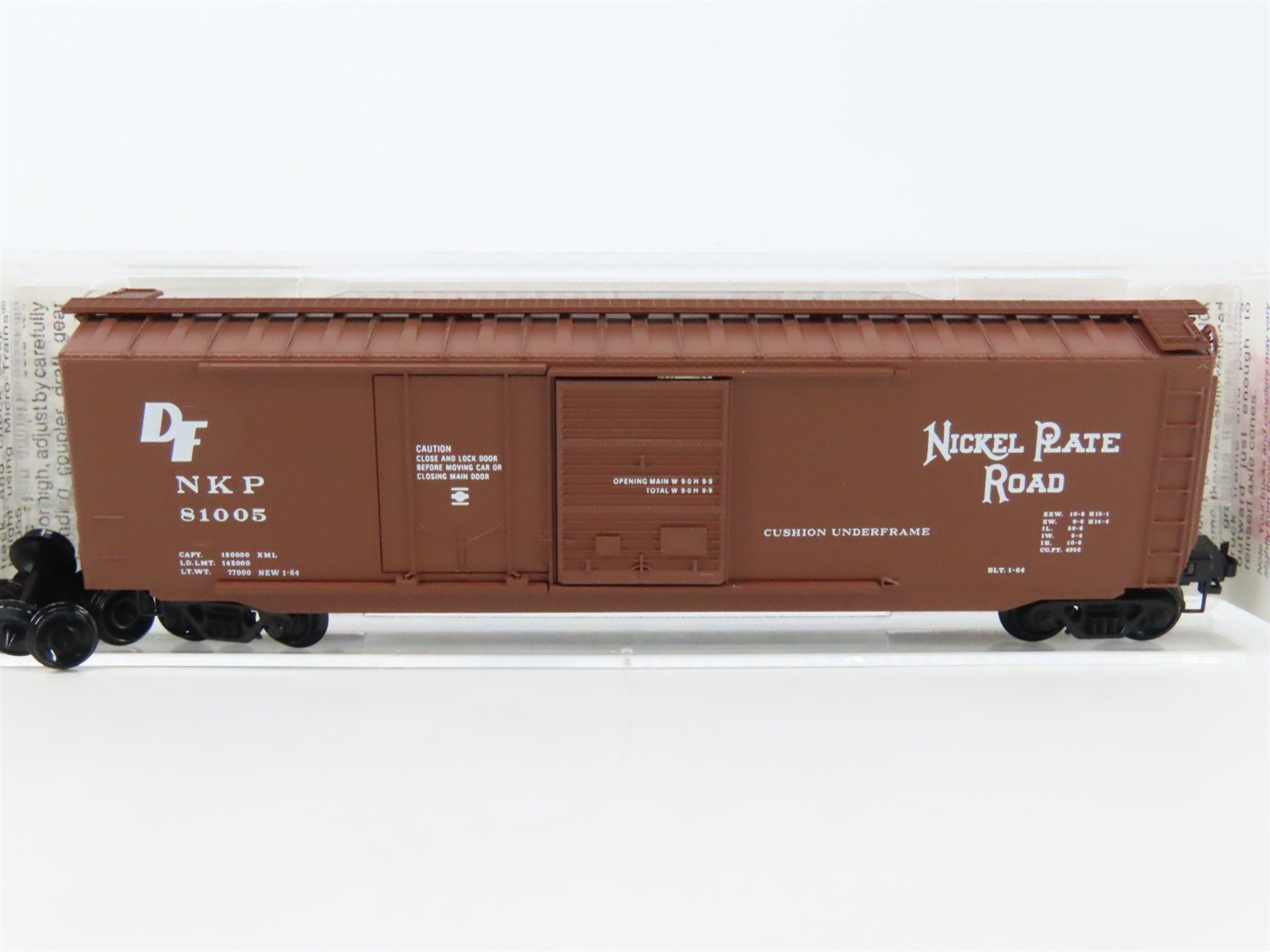 N Scale Micro-Trains MTL 33110 NKP Nickel Plate Road 50' Box Car #81005