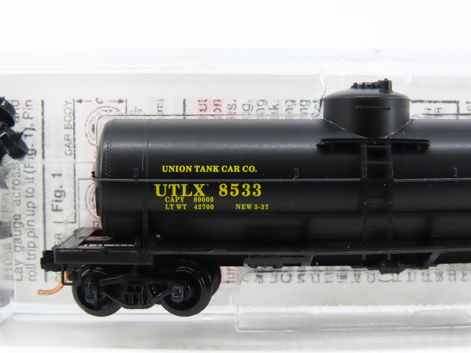 N Scale Micro-Trains MTL 65060 UTLX Union Tank Car Single Dome Tank Car #8533