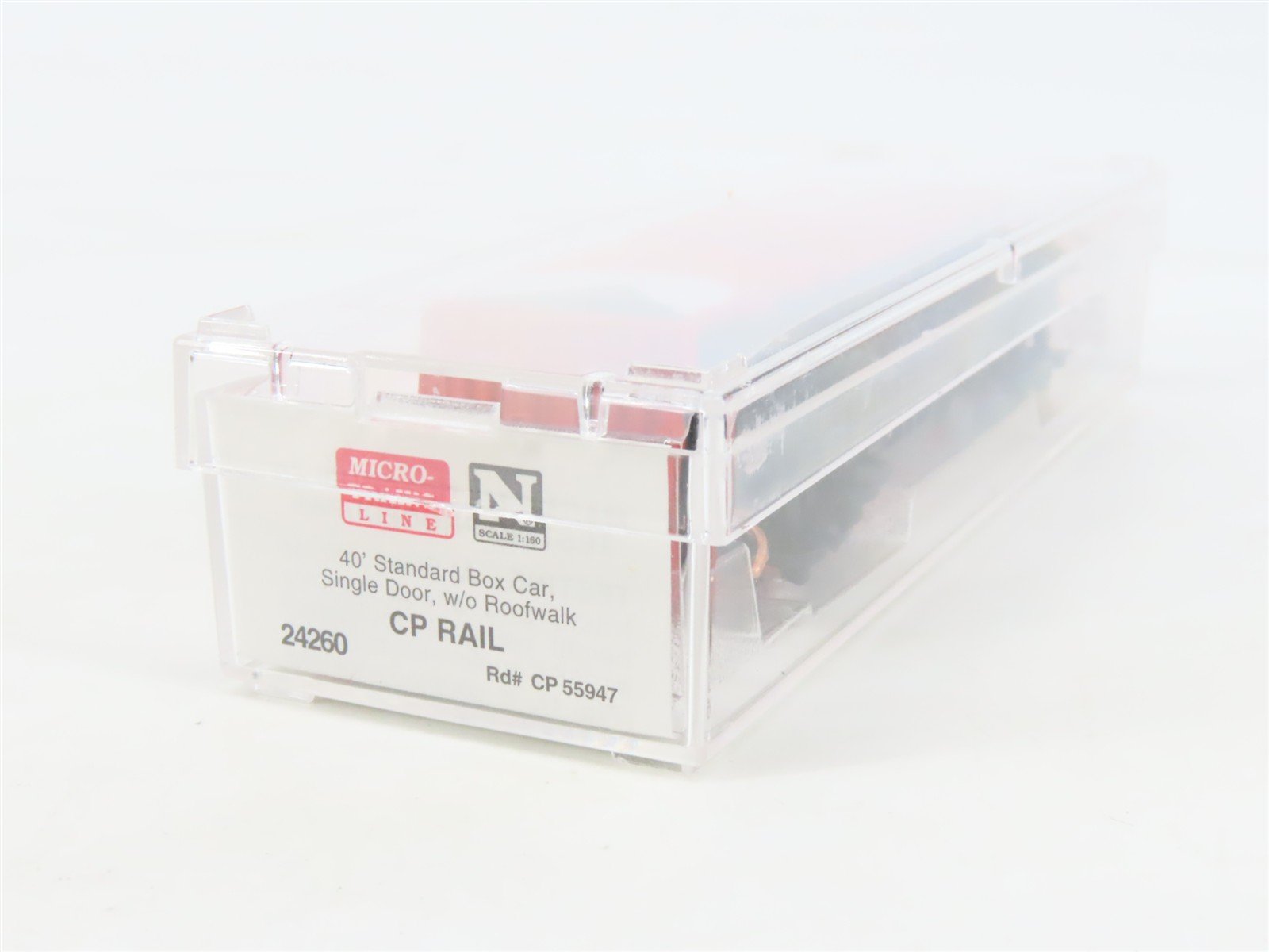 N Scale Micro-Trains MTL 24260 CP Rail 40' Single Door Box Car #55947
