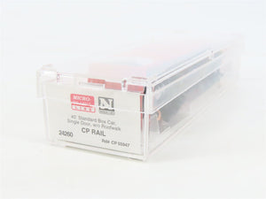 N Scale Micro-Trains MTL 24260 CP Rail 40' Single Door Box Car #55947