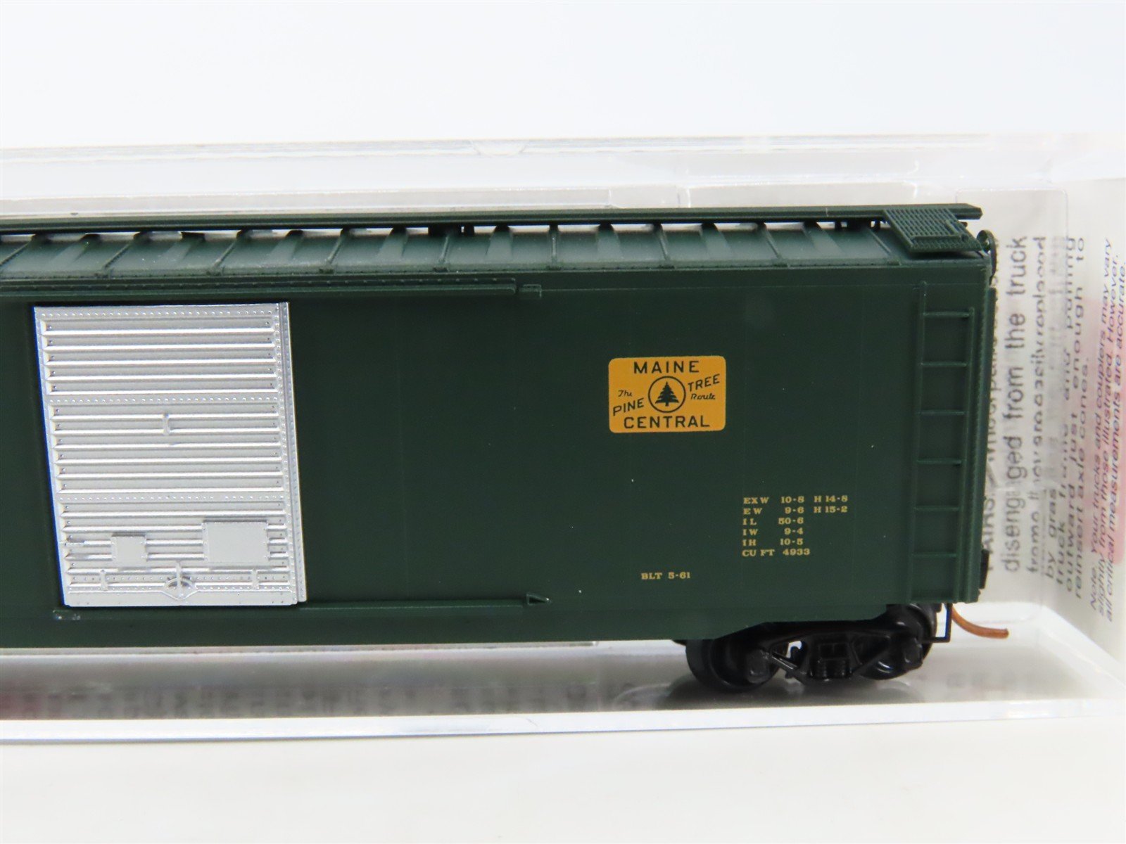 N Scale Micro-Trains MTL 31330 MEC Maine Central Pine Tree Route 50' Boxcar 9507