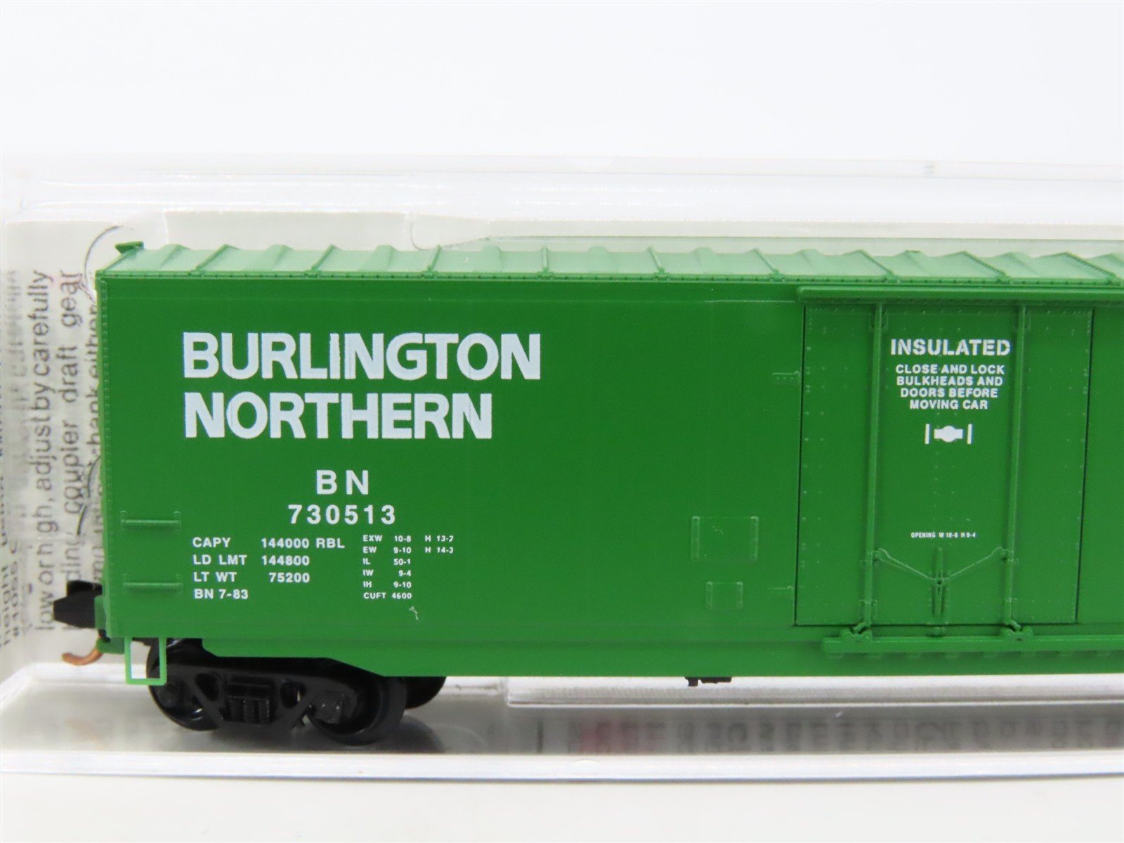 N Scale Micro-Trains MTL 38200 BN Burlington Northern 50' Box Car #730513